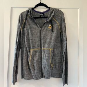 Nike Vikings Gray Zip Up